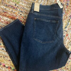 Madewell ‘The Momjean’ Jeans in Dark Blue